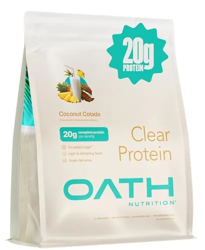 OATH Nutrition Clear Protein Powder 21-Servings