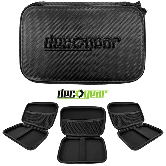 7 Inch Hardshell Travel Case with Zipper for Tablets and Small Accessories with Mesh Pocket