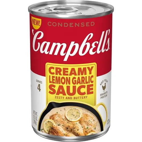 Campbell's Condensed Creamy Lemon Garlic Sauce 10.5 Oz Can