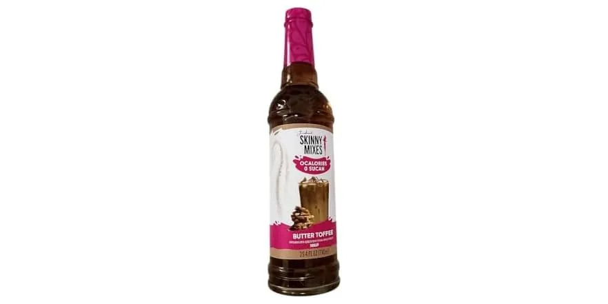 Jordan's Skinny Syrups Butter Toffee Zero Sugar Syrup