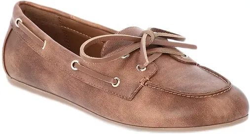 Time and Tru Women's Brown Boat Shoes (Sizes 6-9.5)