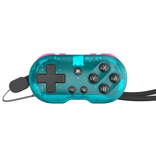 CRKD ATOM Collectible Keychain Controller for Nintendo Switch, PC, Mac, Mobile and Smart TV (Glacier Blue)