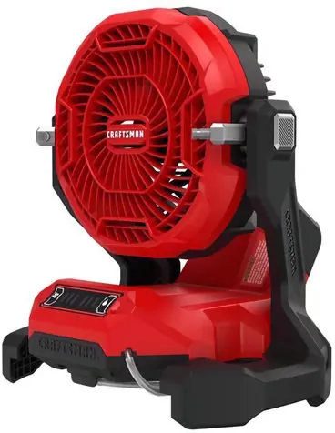 CRAFTSMAN V20 15 in. H X 8 in. D 3 speed Misting Fan + Free CRAFTSMAN V20 4 Ah Lithium-Ion Battery and Charger
