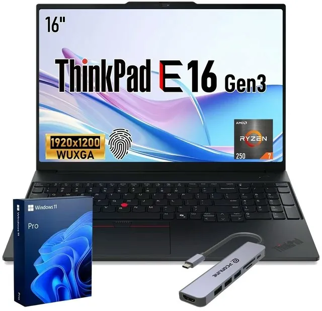 Lenovo ThinkPad E16 Ryzen 7 250 16" Laptop