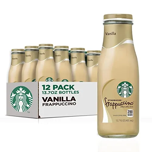 Starbucks Vanilla Frappuccino 13.7oz Bottles 12-Pack