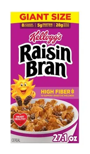 Kellogg's Raisin Bran Original Giant Size Breakfast Cereal 27.1 oz