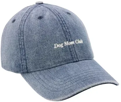 Time and Tru Dog Mom Club Cotton Baseball Hat