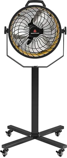 CountyLine High Velocity 16" 2-in-1 Pedestal & Floor Fan