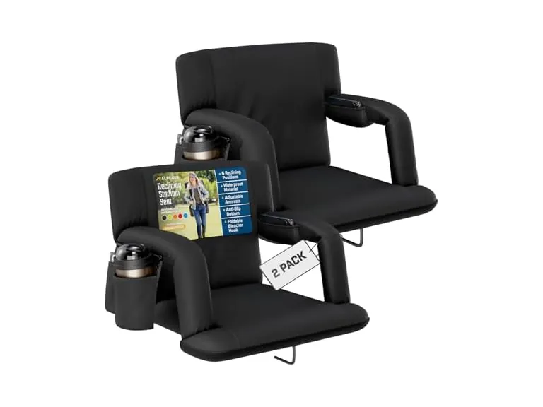 Alpcour Reclining Stadium Seats 2-Pack