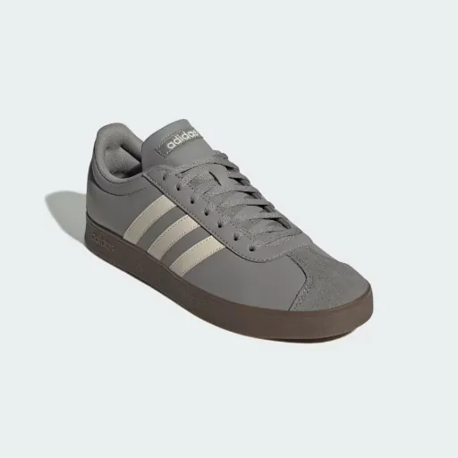 Adidas Men VL Court Base Shoes (Charcoal Solid Grey / Alumina / Grey Four)
