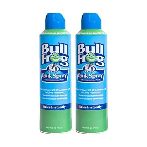 Bullfrog Quik Spray Sunscreen SPF 50