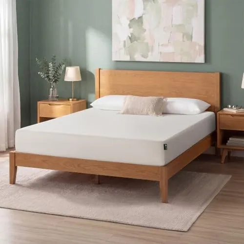 Zinus 8 Inch Queen Green Tea Memory Foam Mattress