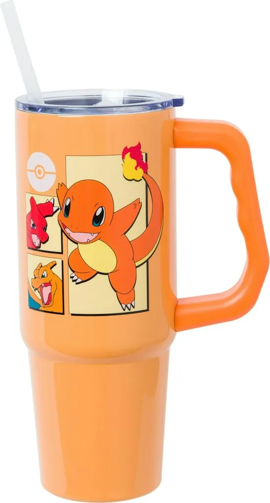 Silver Buffalo Pokemon Charmander 30-oz. Stainless Steel Tumbler