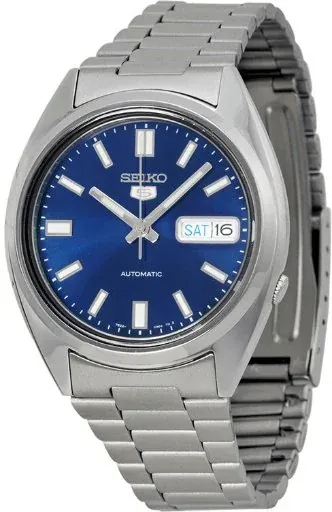 SEIKO 5 Automatic Blue Dial Stainless Steel Men's Watch (SNXS77)