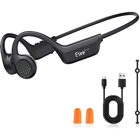 esonstyle Bluetooth 6.0 IPX7 Waterproof Bone Conduction Headphones
