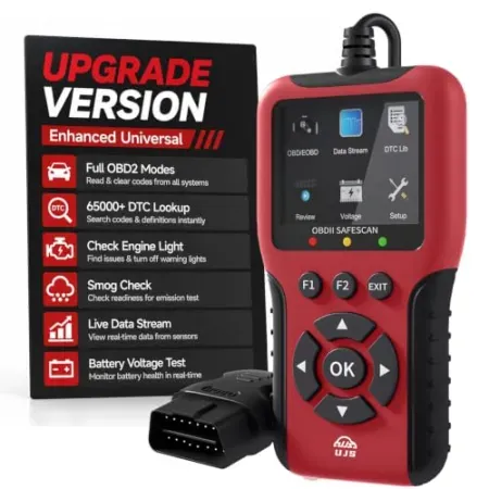 UJS Safescan OBD2 Scanner Enhanced Universal Car Diagnostic Tool