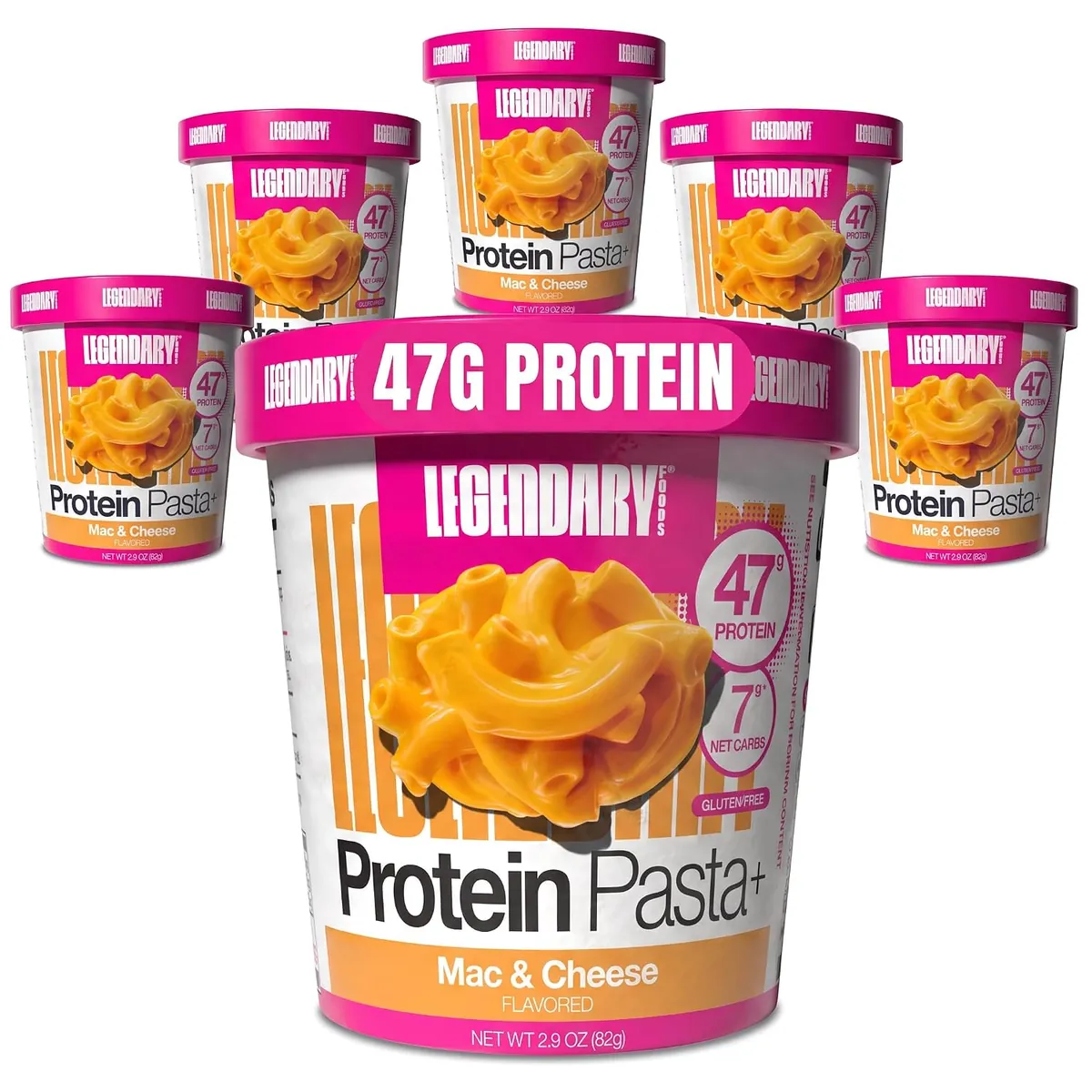 Legendary Foods Protein Pasta Easy Mac & Cheese Cup 6-Pack