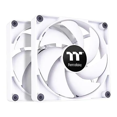 Thermaltake CT120 PC Cooling Fan White (2-Fan Pack)