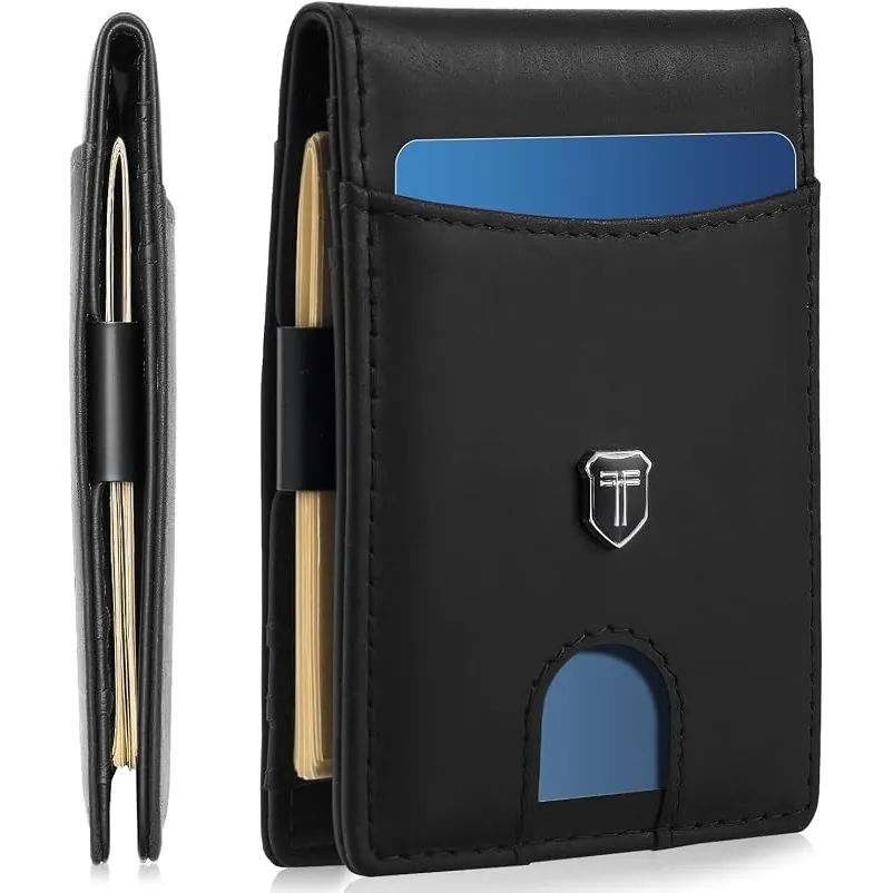 Gostwo Money Clip Wallets for Front Pocket Slim Card Wallet