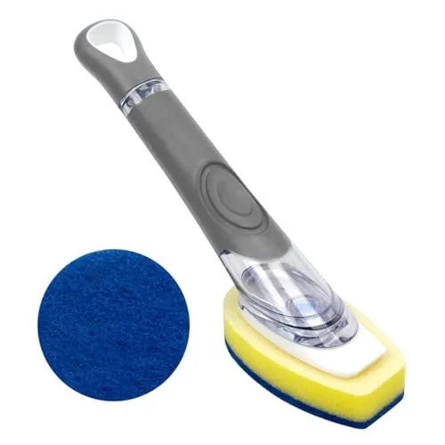 CELOX Dish Wand Scrubber w/ Soap Dispenser
