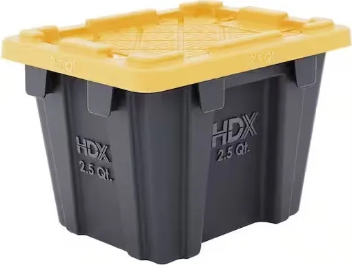 HDX 2.5-Qt. Tough Storage Tote for 6