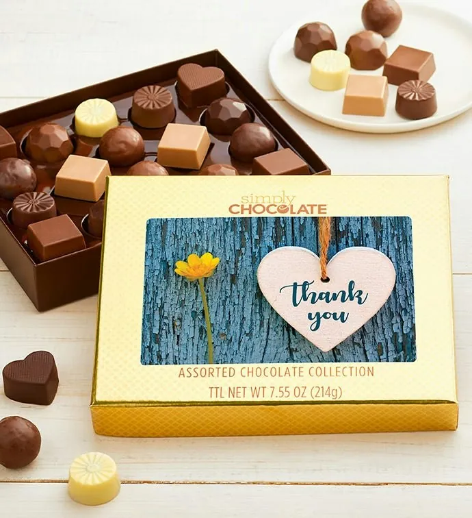 Thank You Heart 18-Piece Chocolate Box