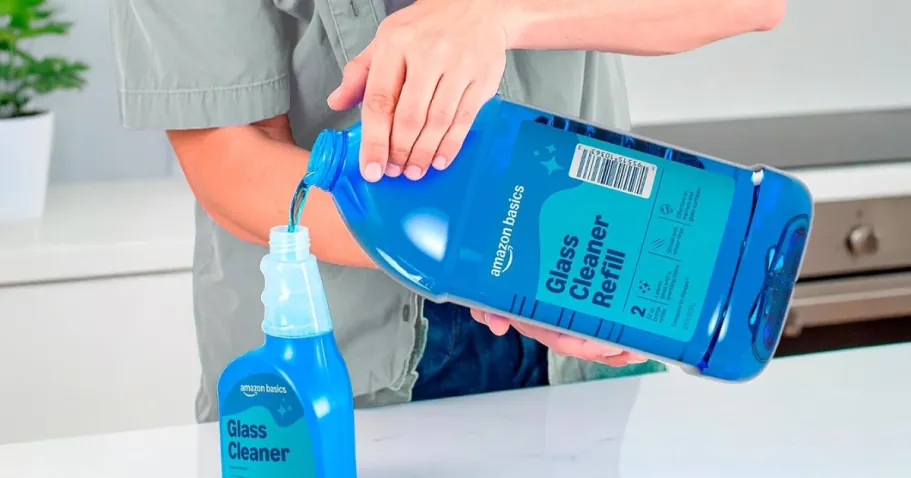 Amazon Basics Glass Cleaner 67.6oz Refill