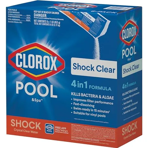 Clorox® Pool&Spa™ Shock Clear, for Crystal Clear Swimming Pool Water
