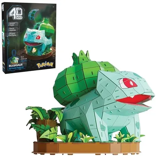 4D Build Pokémon Bulbasaur 3D Puzzle Model Kit