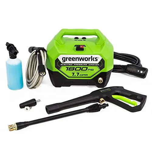 Greenworks 1800 PSI 1.1 GPM Electric Pressure Washer