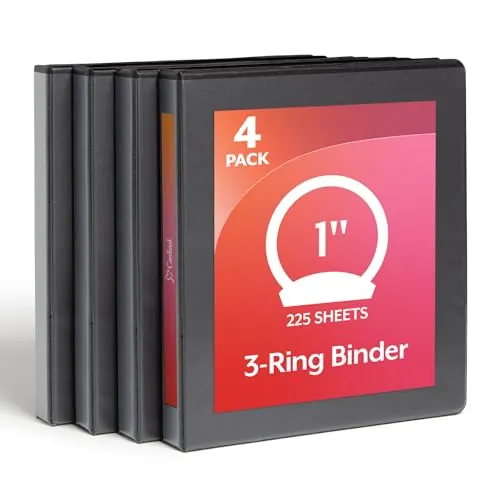 Cardinal 1-Inch Round Ring Presentation View Binder