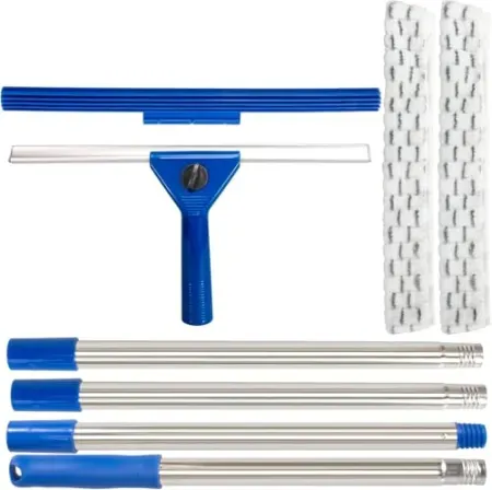 Conliwell 59" Window Squeegee w/ 14"W Blade, Two Pads
