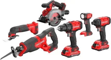 CRAFTSMAN V20 6 Power Tools Combo Kit
