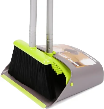 52" TreeLen Standing Upright Sweep Broom & Dustpan Set