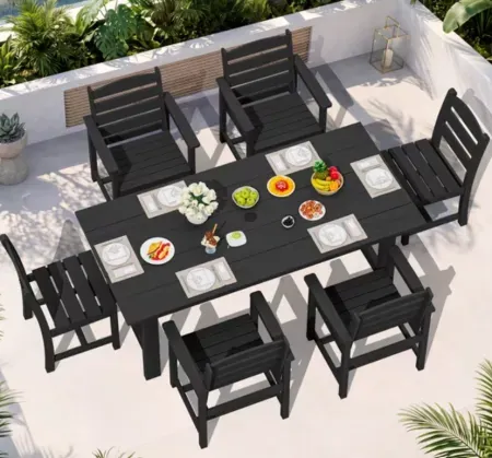 KINGYES 7-Piece Outdoor Dining Set