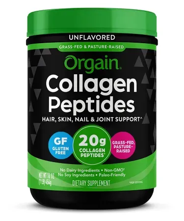 1 lb Orgain Hydrolyzed Collagen Peptides Powder
