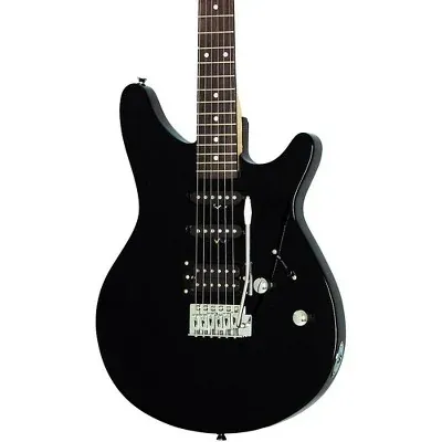 Rogue RR100 Rocketeer 6-String Electric Guitar (Black)