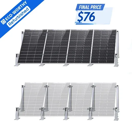 ECO-WORTHY Solar Panel Adjustable Mounting Brackets Kit for 4 Panels
