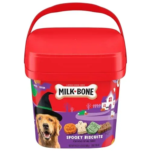 Milk-Bone Spooky Biscuits Halloween Dog Treats 24 Oz.