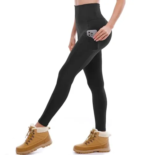 Ipletix Fleece Lined Leggings with Pockets