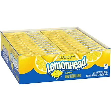 24-ct 0.8-oz Lemonhead Hard Lemon Candy