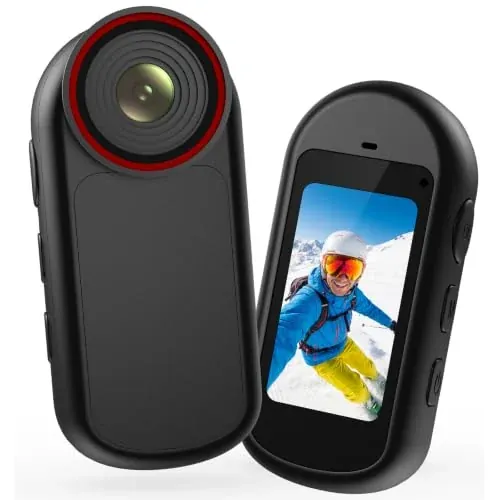 4K Mini Action Camera with 1.5" Screen and 6-Axis EIS Stabilization