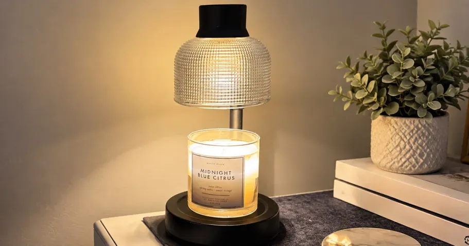 Candle Warmer Lamp in Black