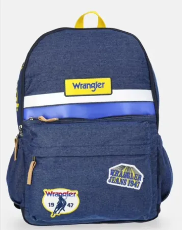 Wrangler Unisex 17" Rodeo Sport Denim Backpack