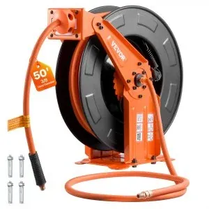 VEVOR 3/8" x 50' Retractable Air Hose Reel