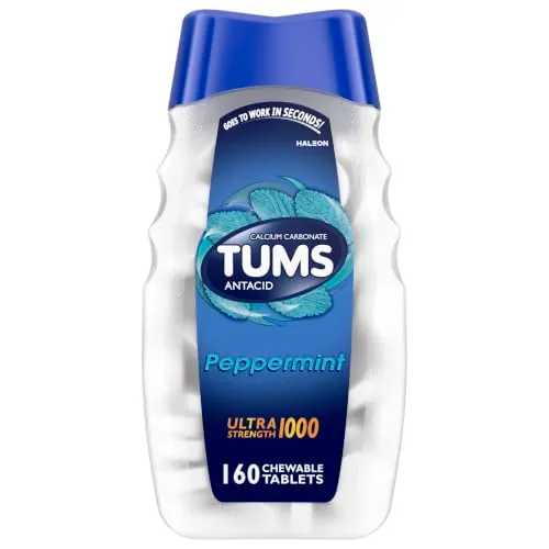 TUMS Ultra Strength Chewable Antacid Tablets 160-Count