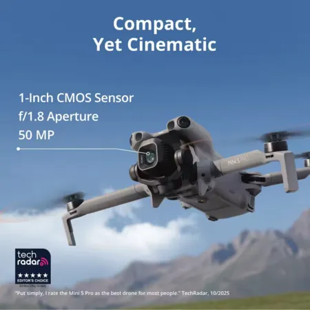 DJI Mini 5 Pro Drone Fly More Combo w/ RC2 Controller