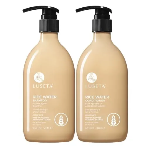Luseta Rice Water 16.9-oz. Shampoo and Conditioner