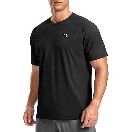 G Gradual Men's Moisture-Wicking UPF 50+ Short Sleeve Athletic T-Shirt (Various)