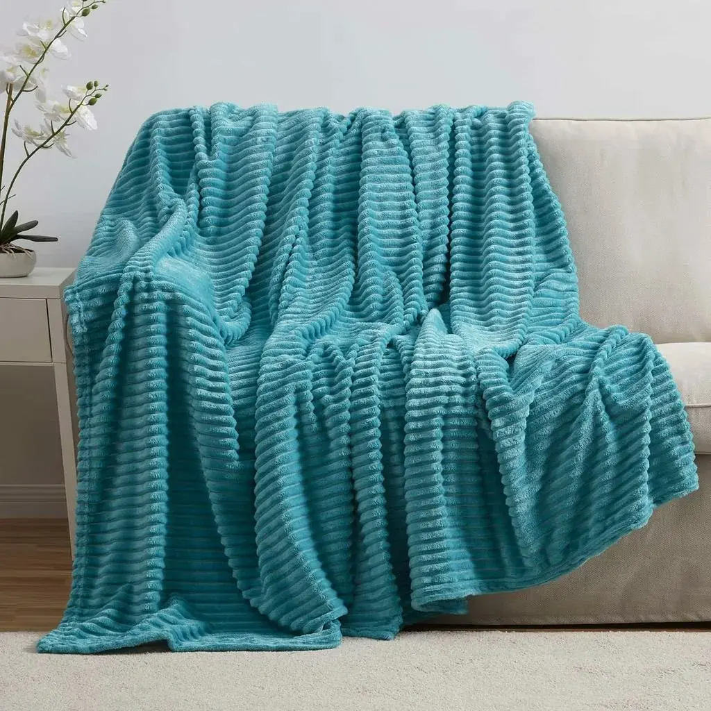 Nestl Cut Plush Cozy Throw Blanket